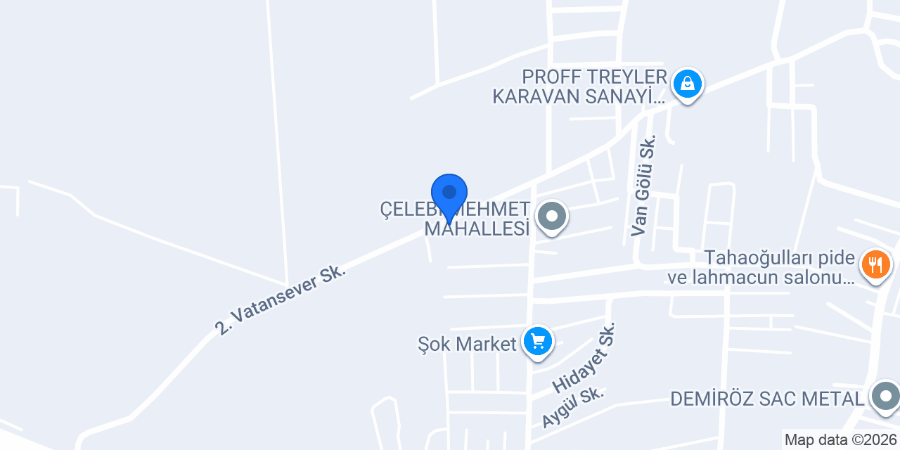 Endüstriyel Teflon Kaplama konumu