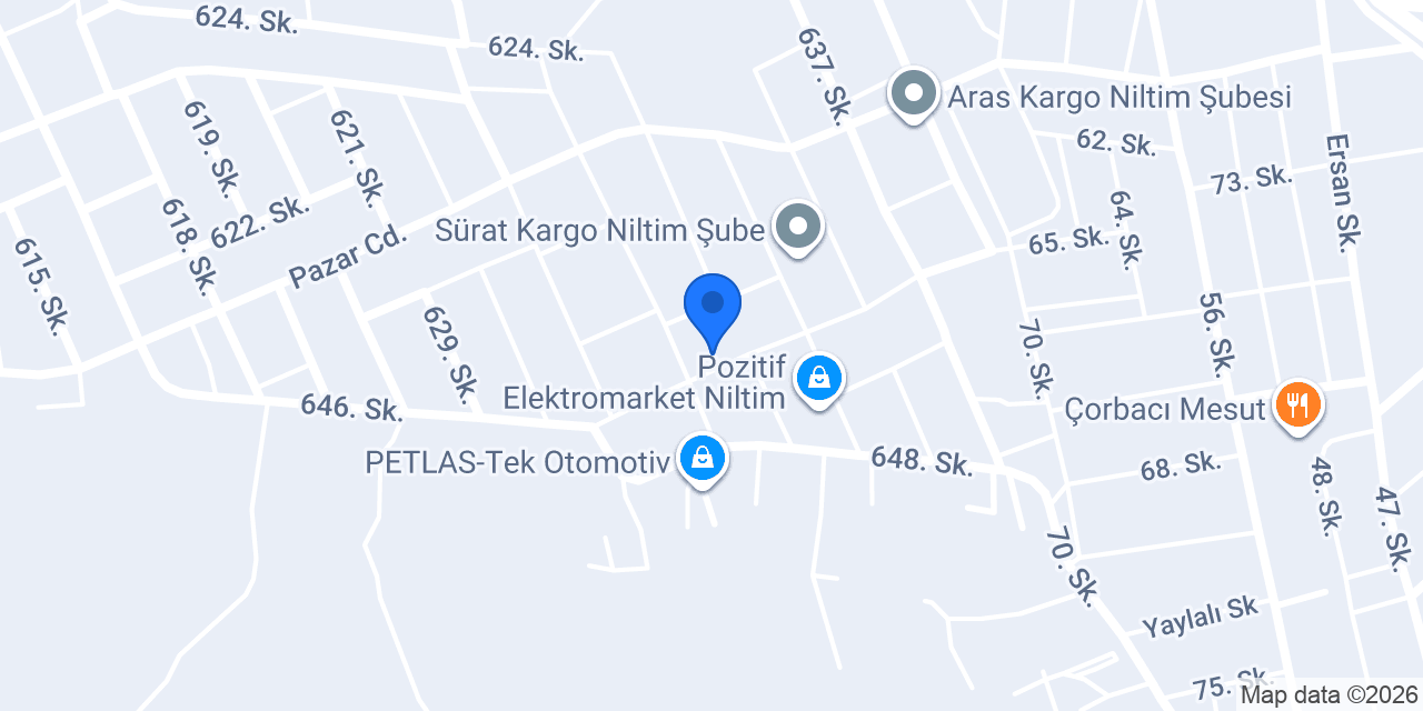 Bursa Niltim Kamyonet Durağı konumu