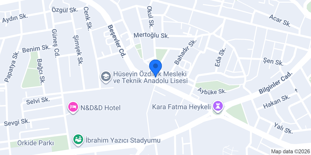 MD Diş Kliniği konumu