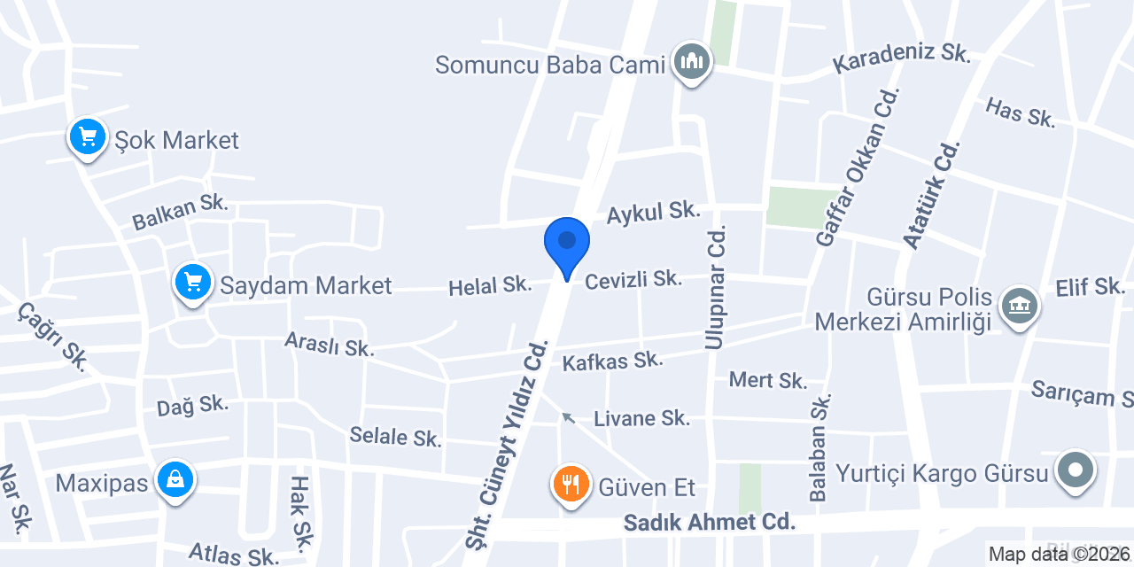 Hüm-Ay VİNÇ konumu