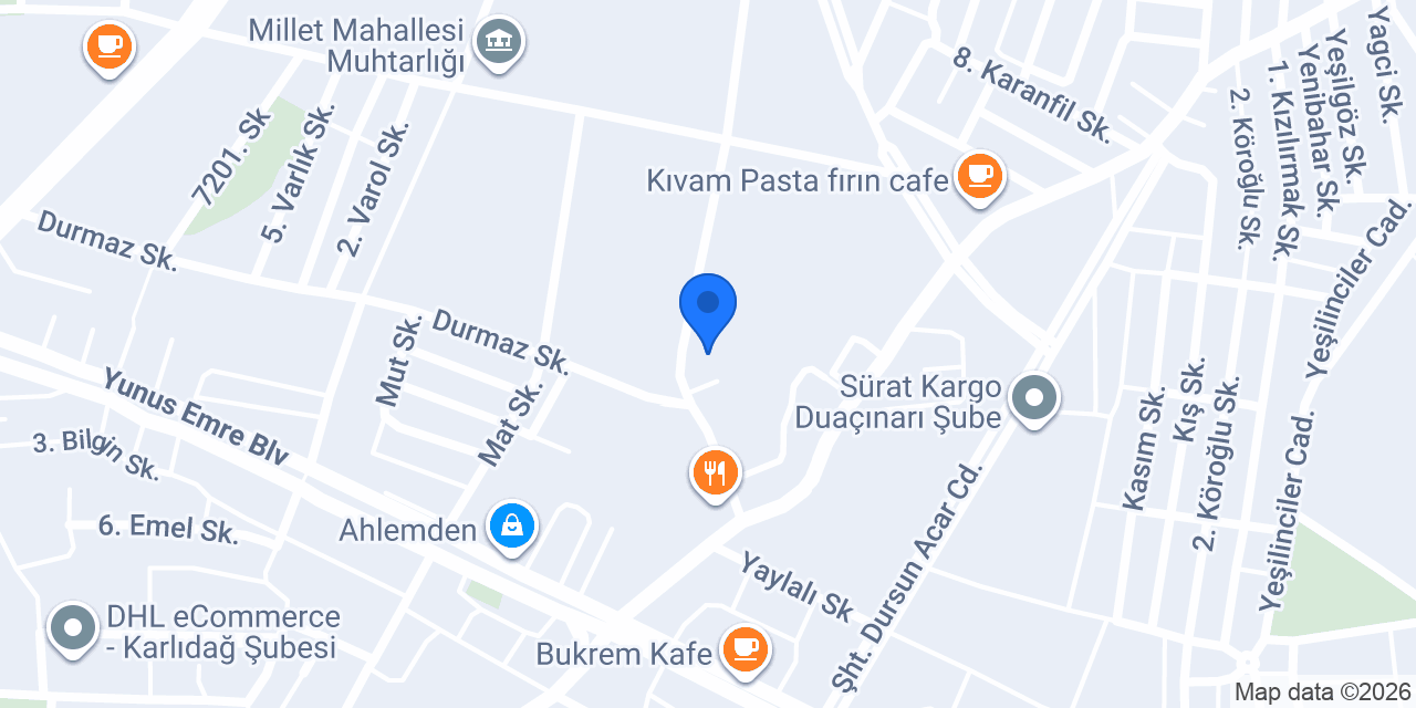 Hünerhan Akademi konumu