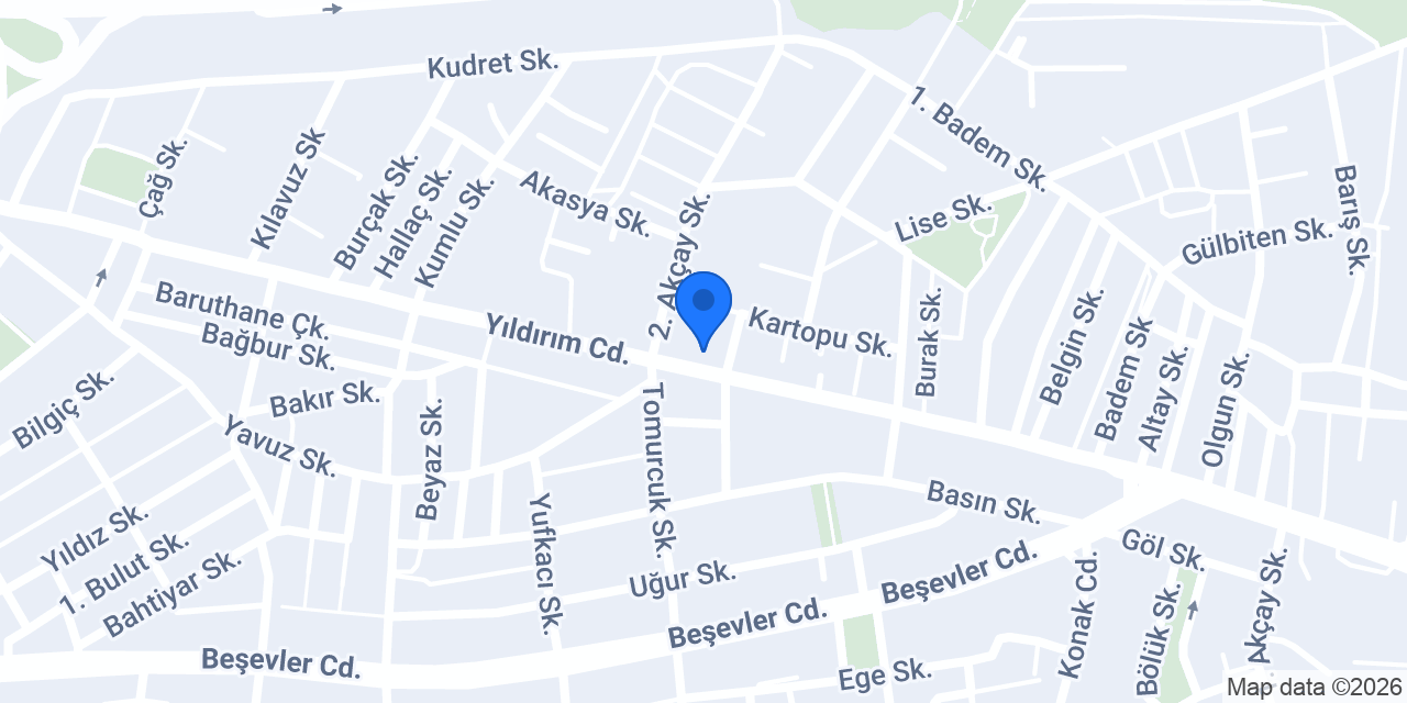 Cicim Beşevler Pasta, Cafe&Davet konumu