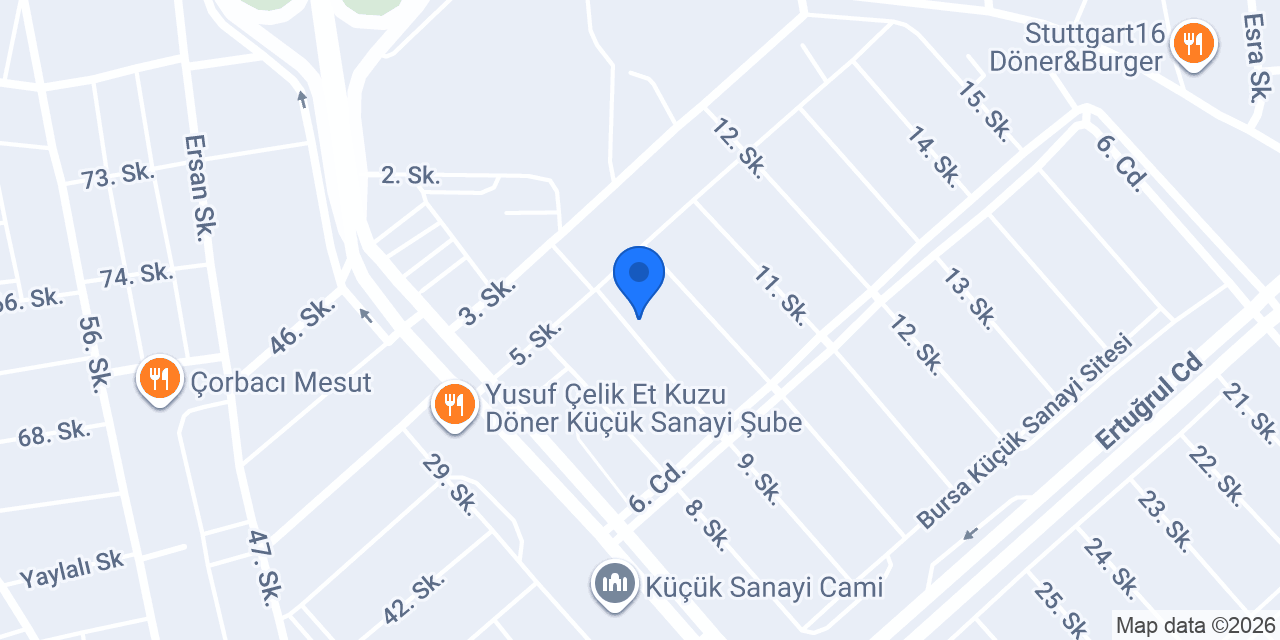 Erdinç Oto Makas konumu