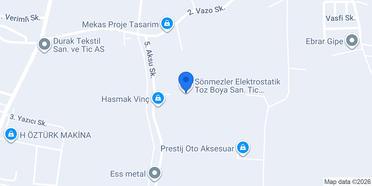 AENTECH MAKİNA konumu