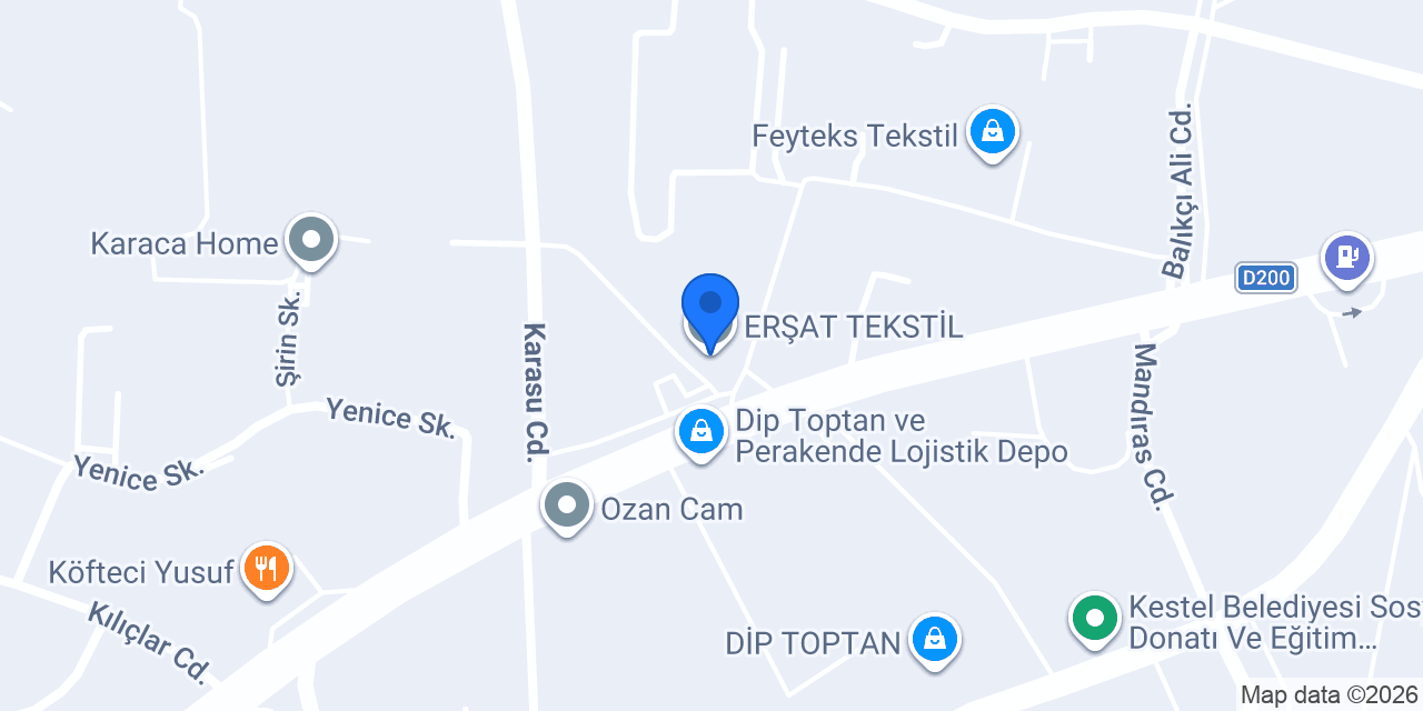 ERŞAT TEKSTİL konumu