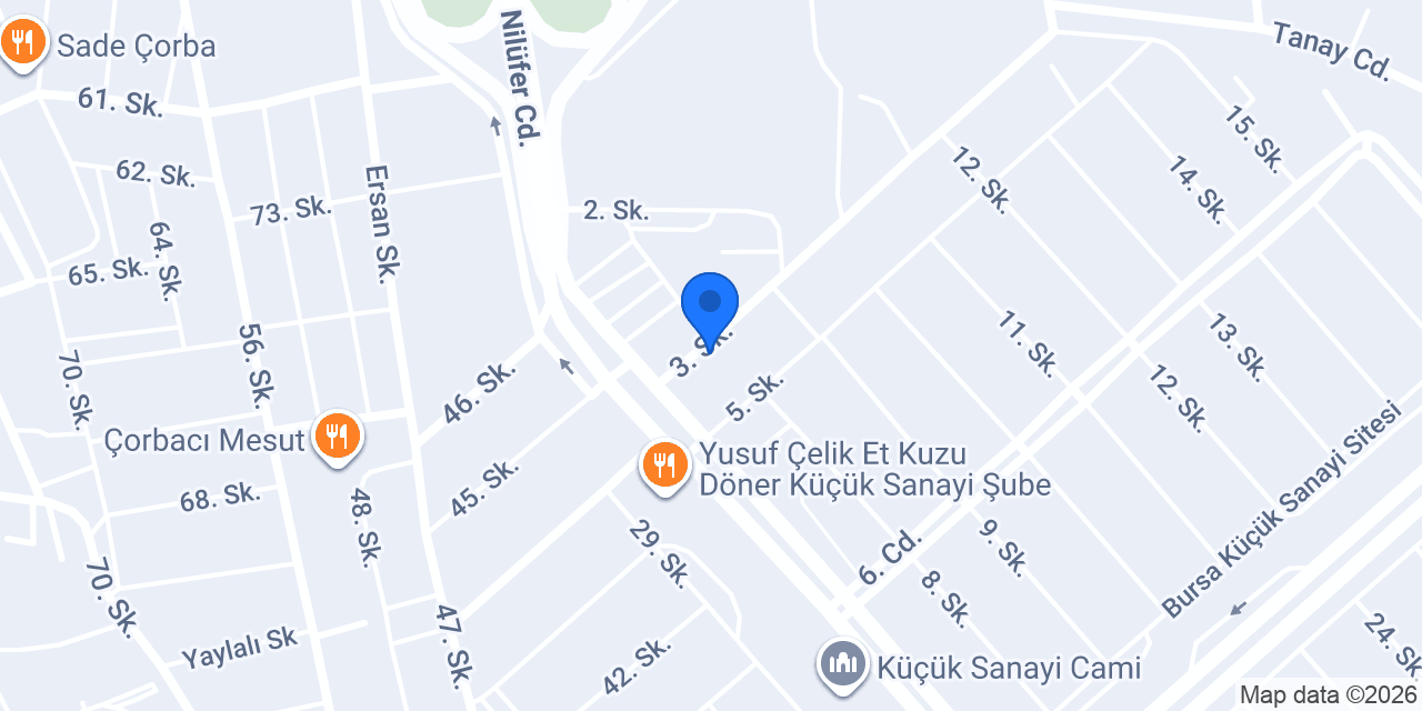 Tek Kebap konumu