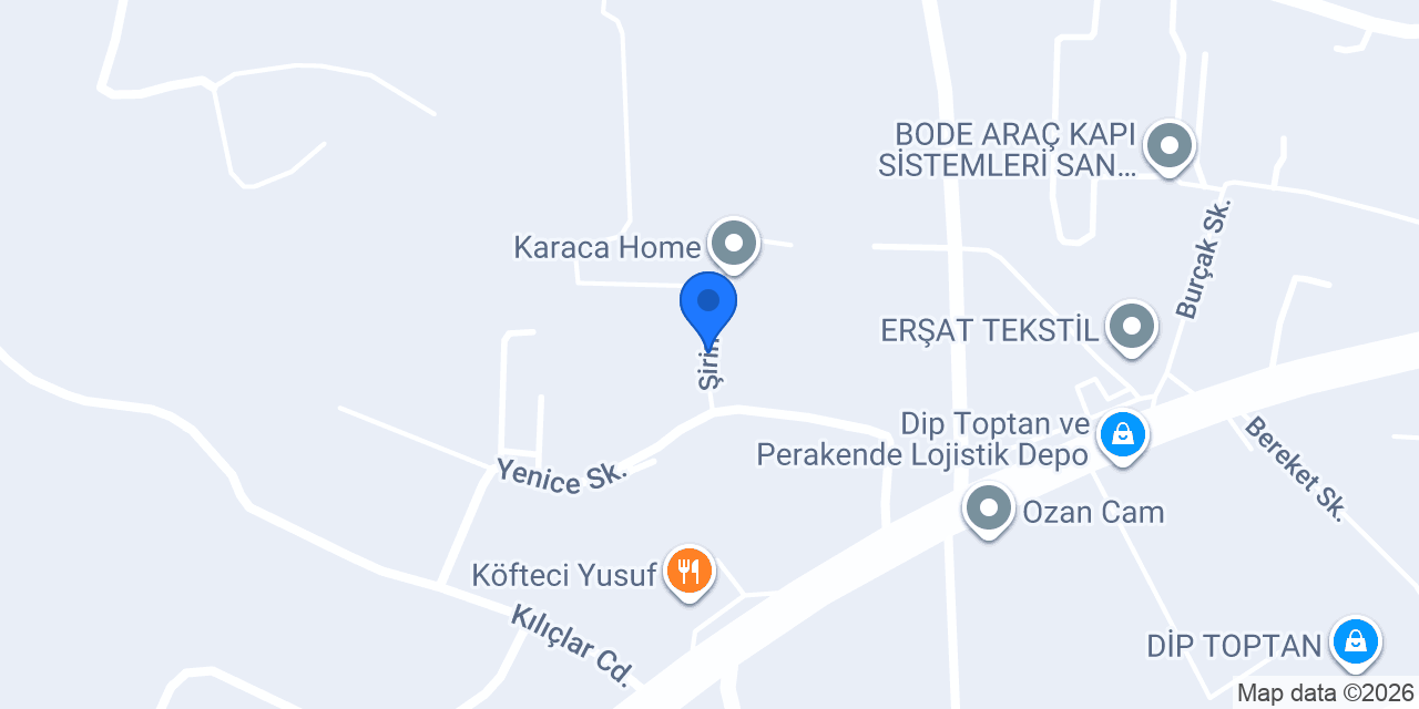 Enipek Tekstil konumu