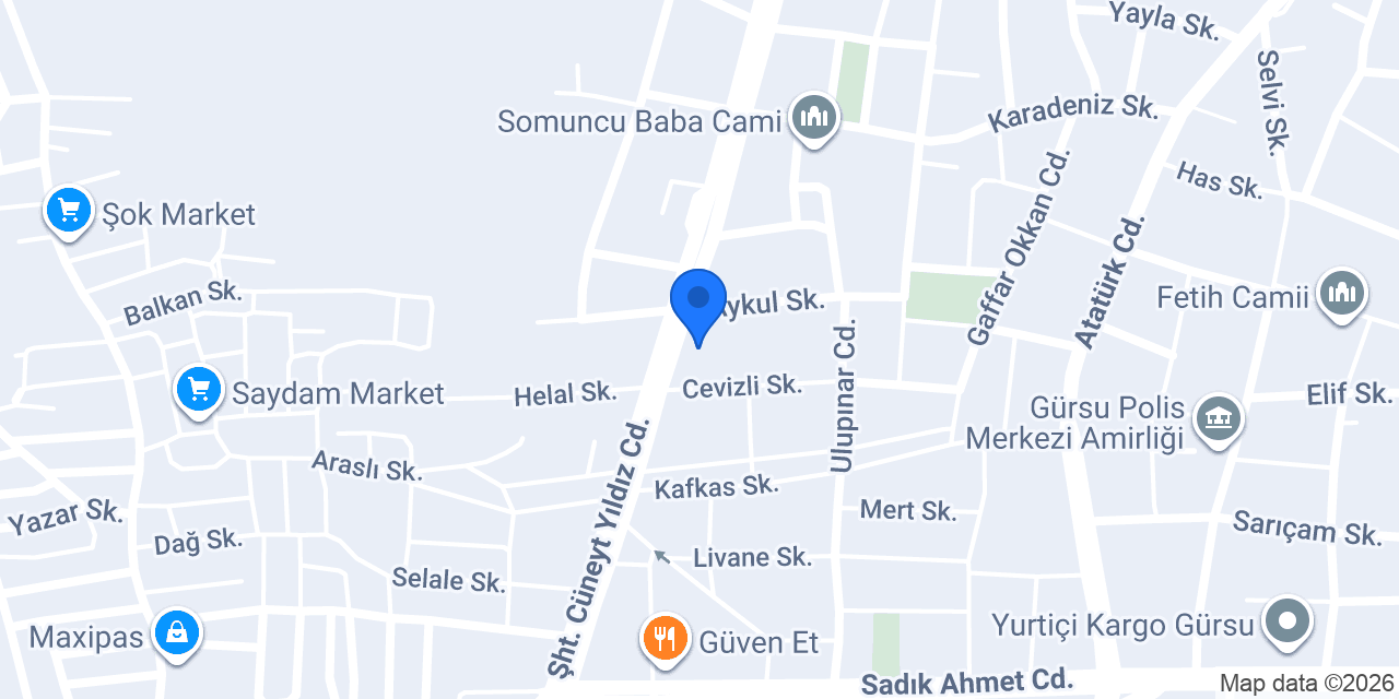 HAS-SOSS DÖNER konumu
