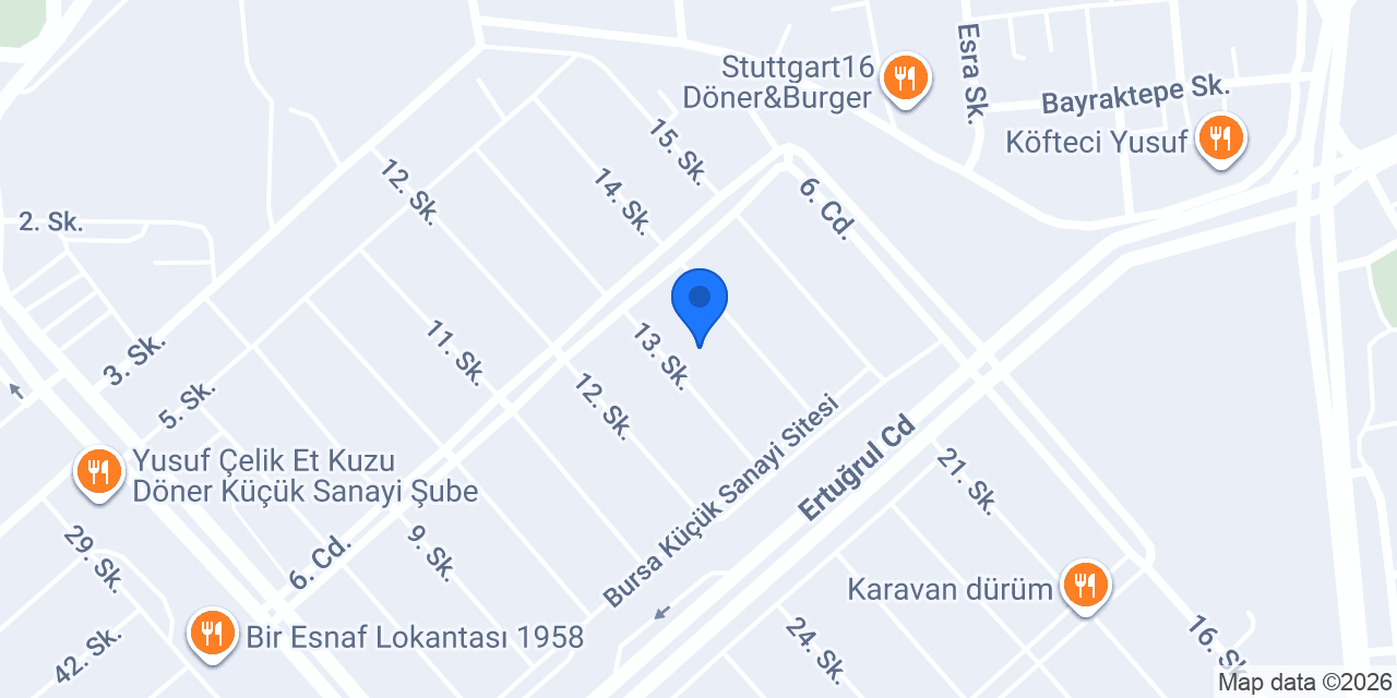 Tek Oto konumu