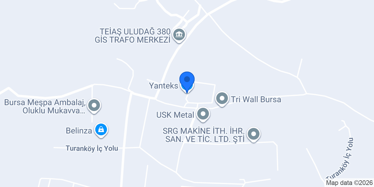 Yanteks konumu