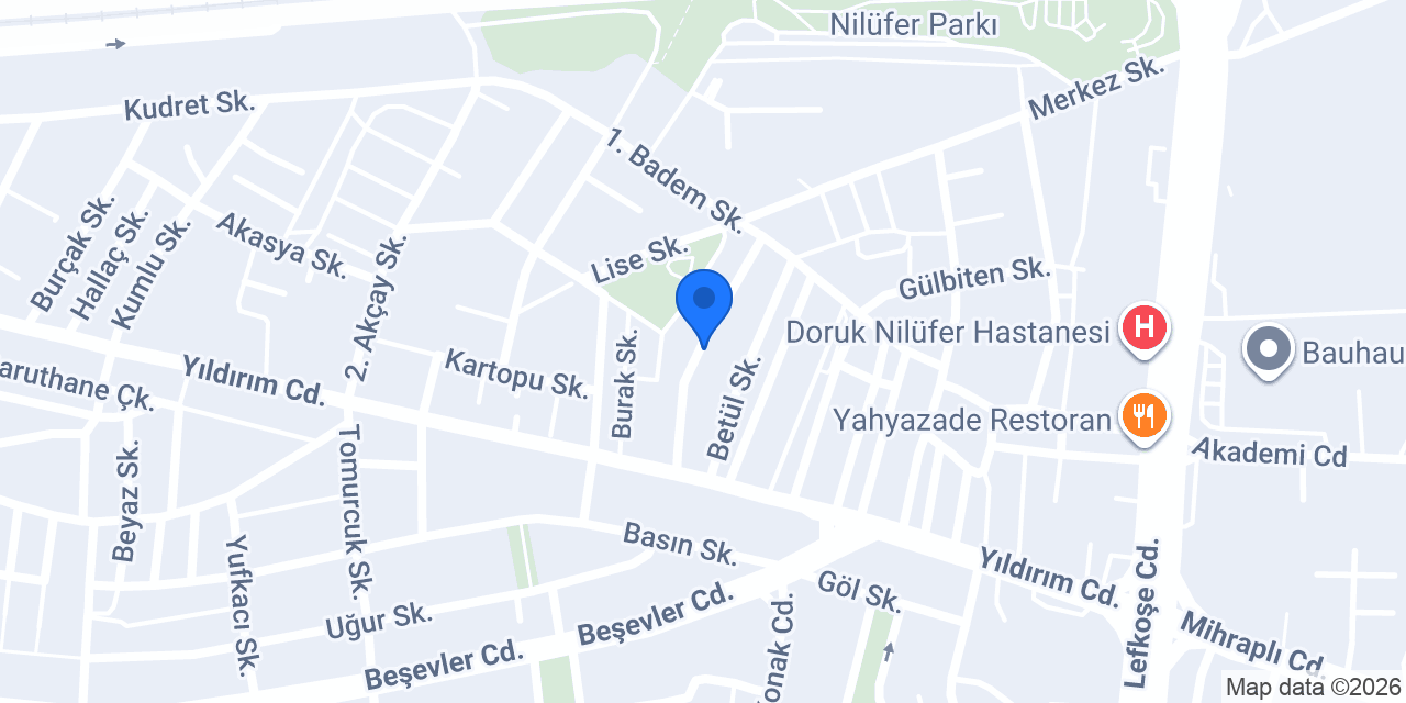 Yıldırım Mobilya Tasarım Atölyesi konumu