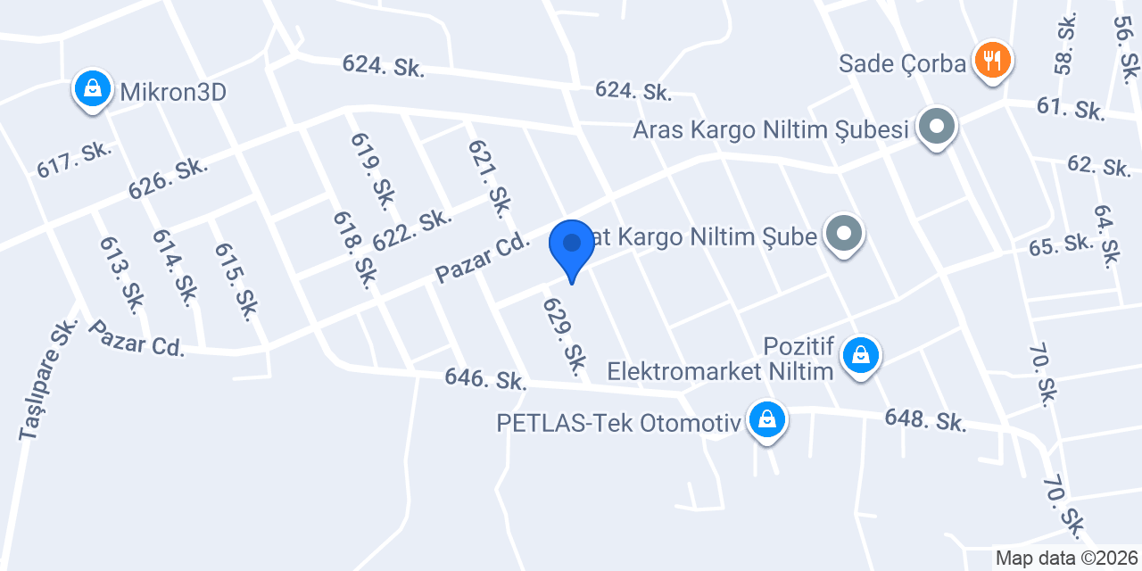 Tunatek Otomotiv konumu