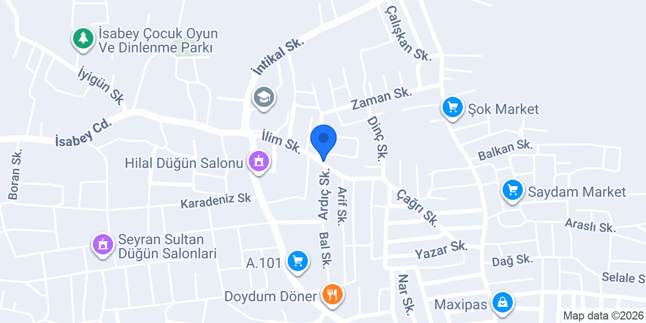 Çınar çiğköfte konumu