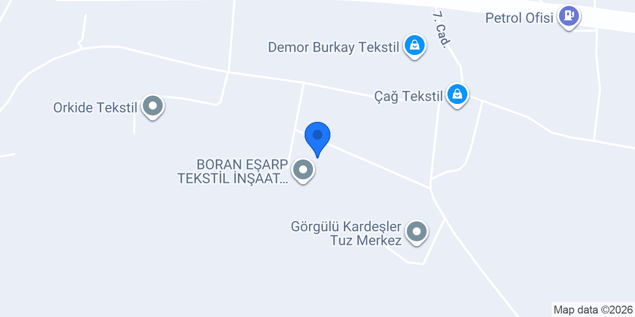 Reyyan Tekstil konumu