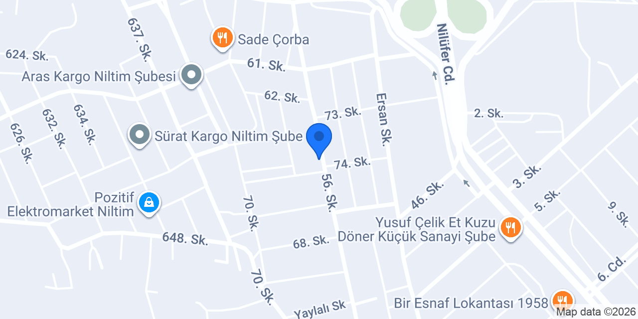 Pınar Metal Plastik konumu