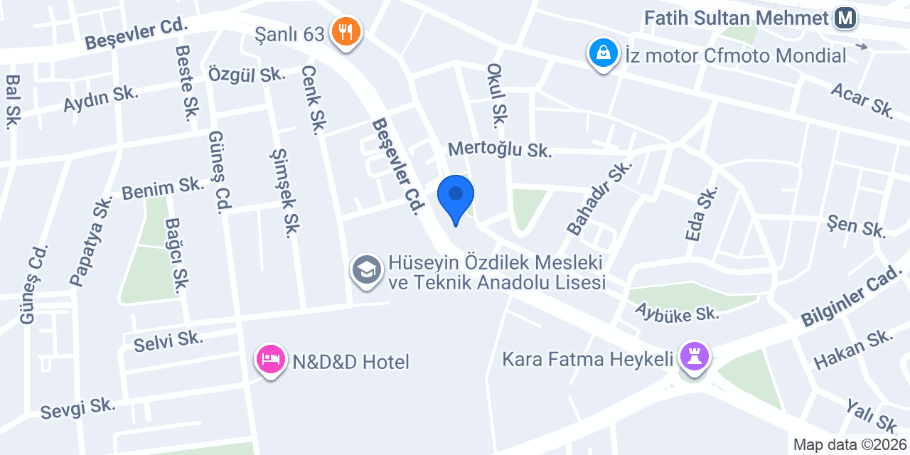 BURSA 2.EL PAZARI konumu
