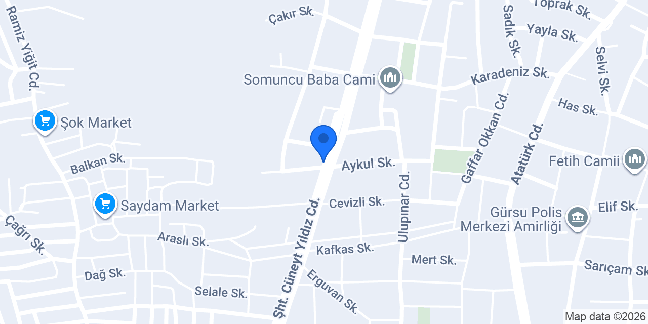Nurcan Bayan Kuaförü konumu