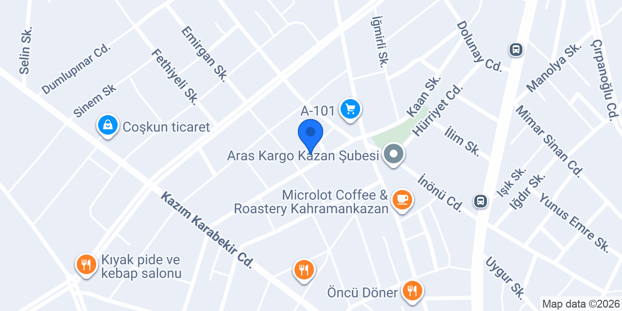 Kahramankazan Asil Oto Kurtarma Oto Yol Yardım Çekici konumu