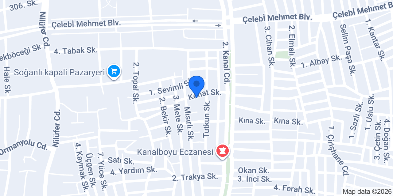 İngilizce Oyun Akademisi konumu