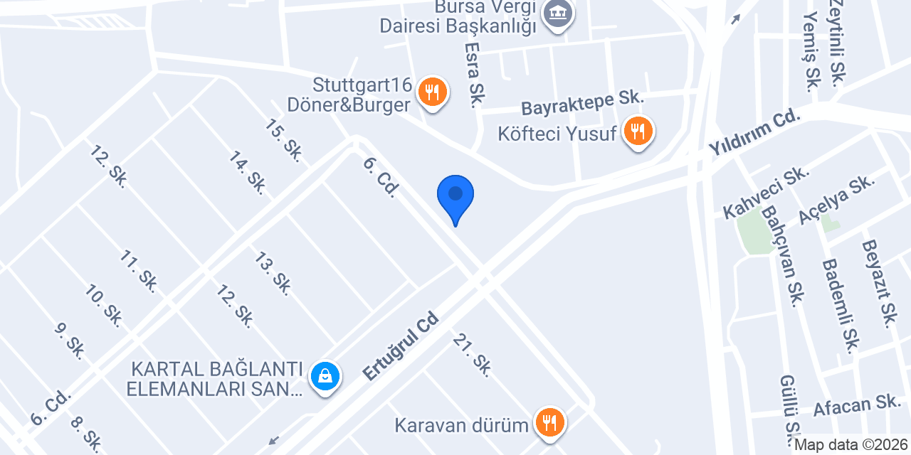 Orhanlar Otomotiv konumu