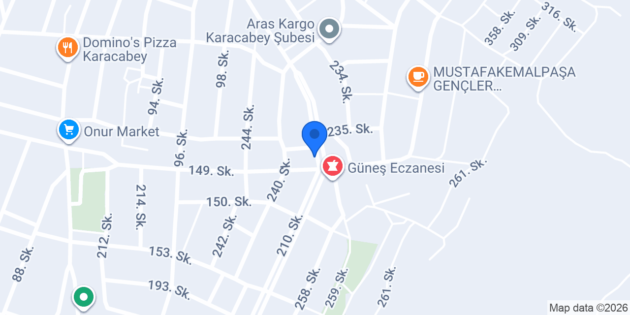 Yeni Eczane konumu