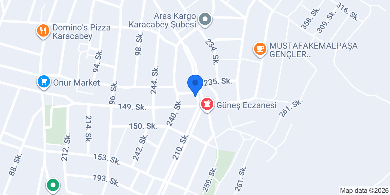 Beyza eczanesi konumu