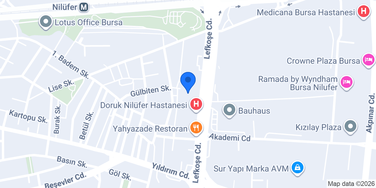 Doç.Dr. Ayşe Şenay Şaşihüseyinoğlu konumu