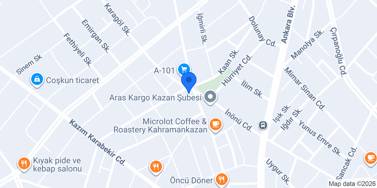 Choco Turn (Çikolata Döner) konumu