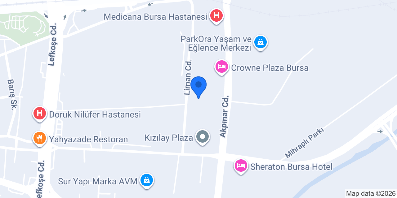 Ramada by Wyndham Bursa Nilufer konumu