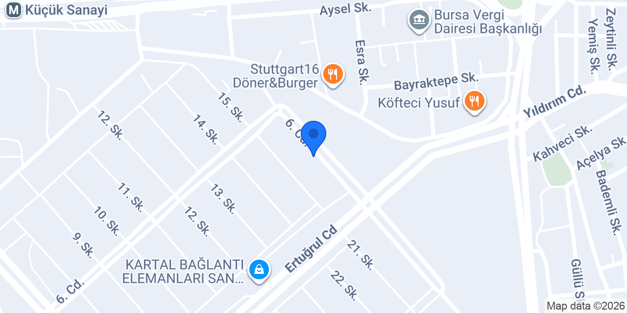 AŞKIN OTO BURSA konumu