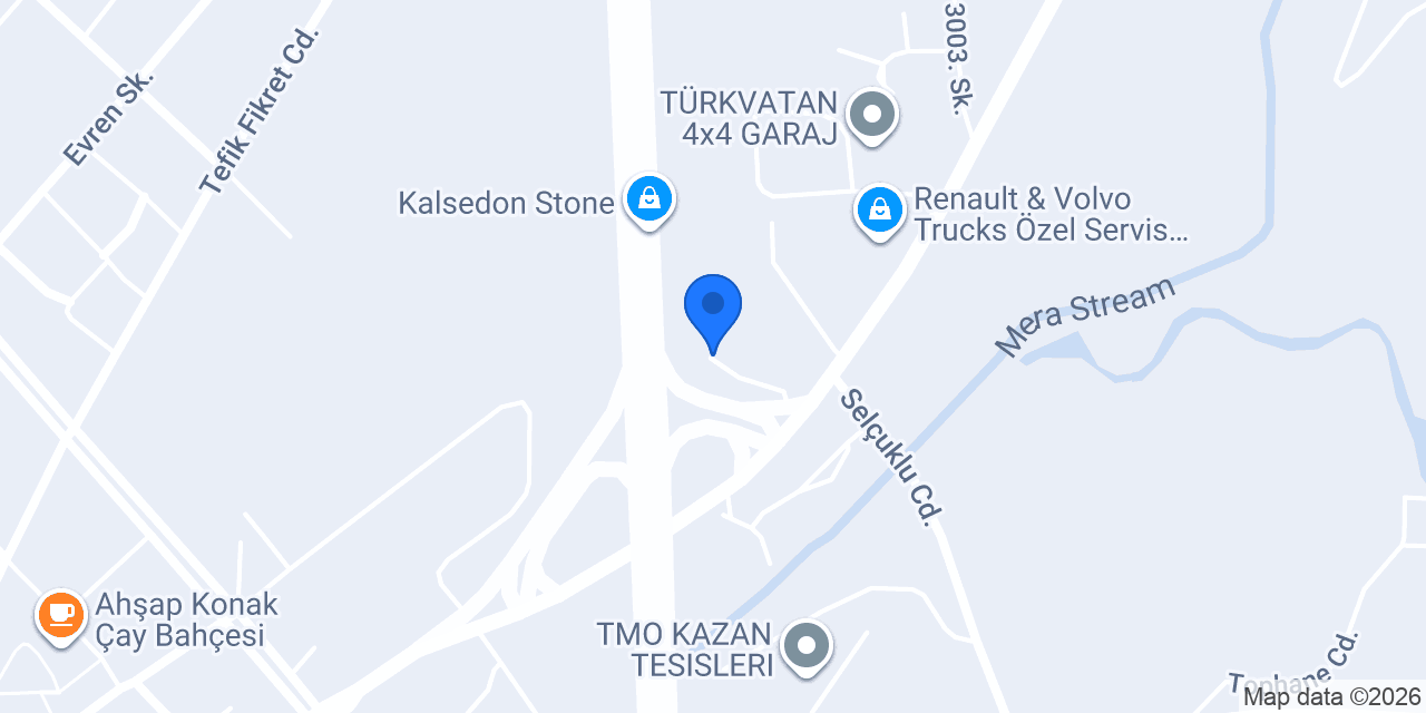 şeza prefabrik konumu