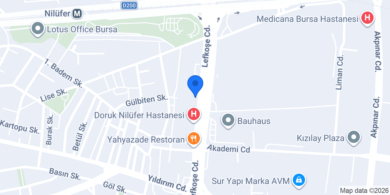 Halkbank Beşevler Şubesi konumu
