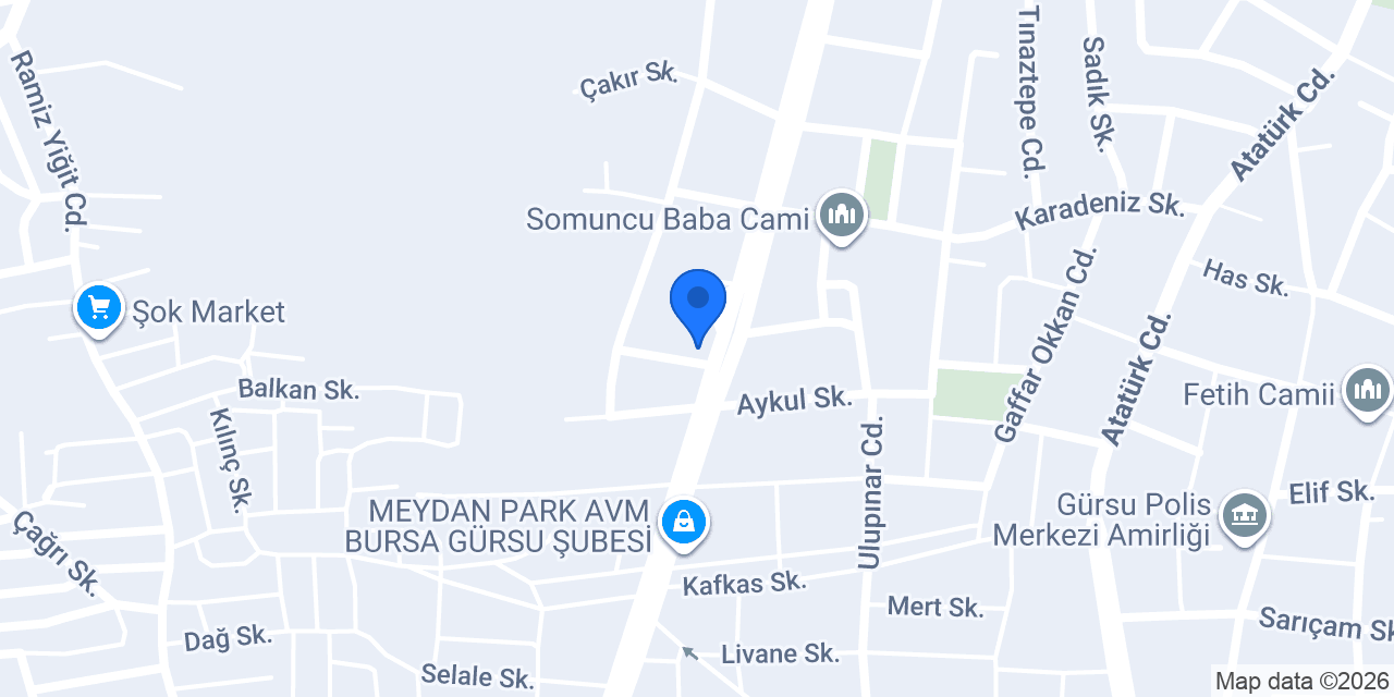 Diyetisyen Riyaza TAİR konumu