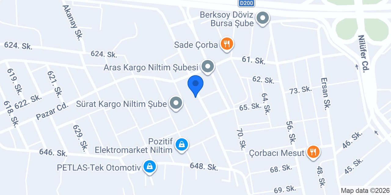Karel Hırdavat Ltd.Şti. konumu