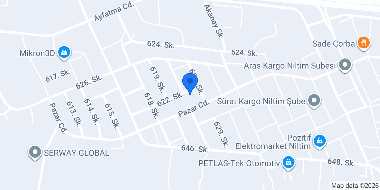 Türkay Teknik Hırdavat konumu