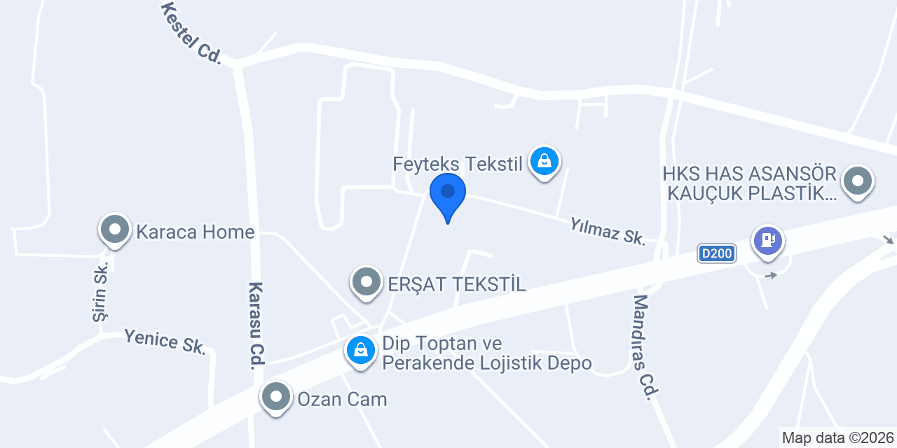 HAKER TEKSTİL RAŞEL ÖRME konumu