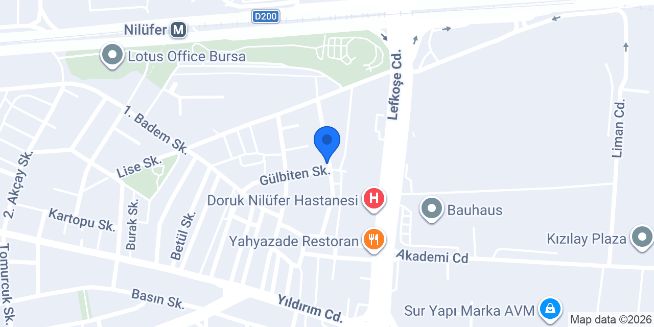 Nilüfer Park Eczanesi konumu