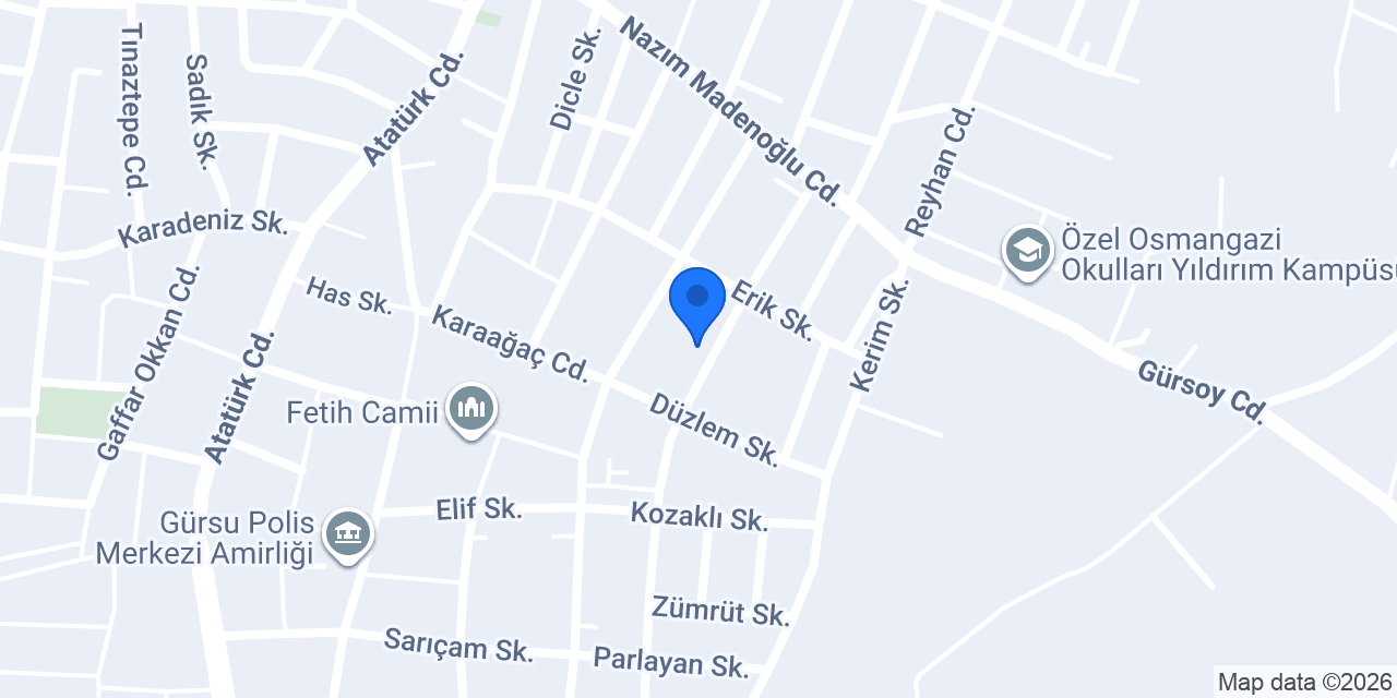 Gül Büfe konumu