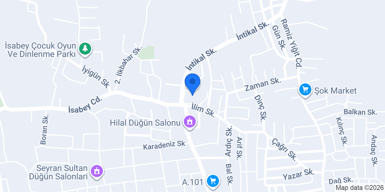 Yüksel Bodur İlkokulu konumu