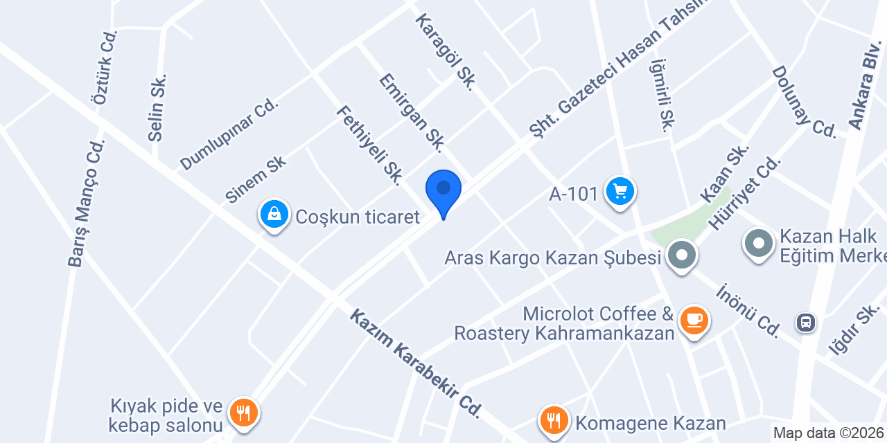 YILDIZ OTO AKSESUAR konumu