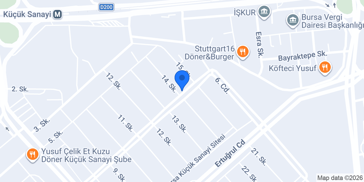 FURKAN OTO SERVİS konumu