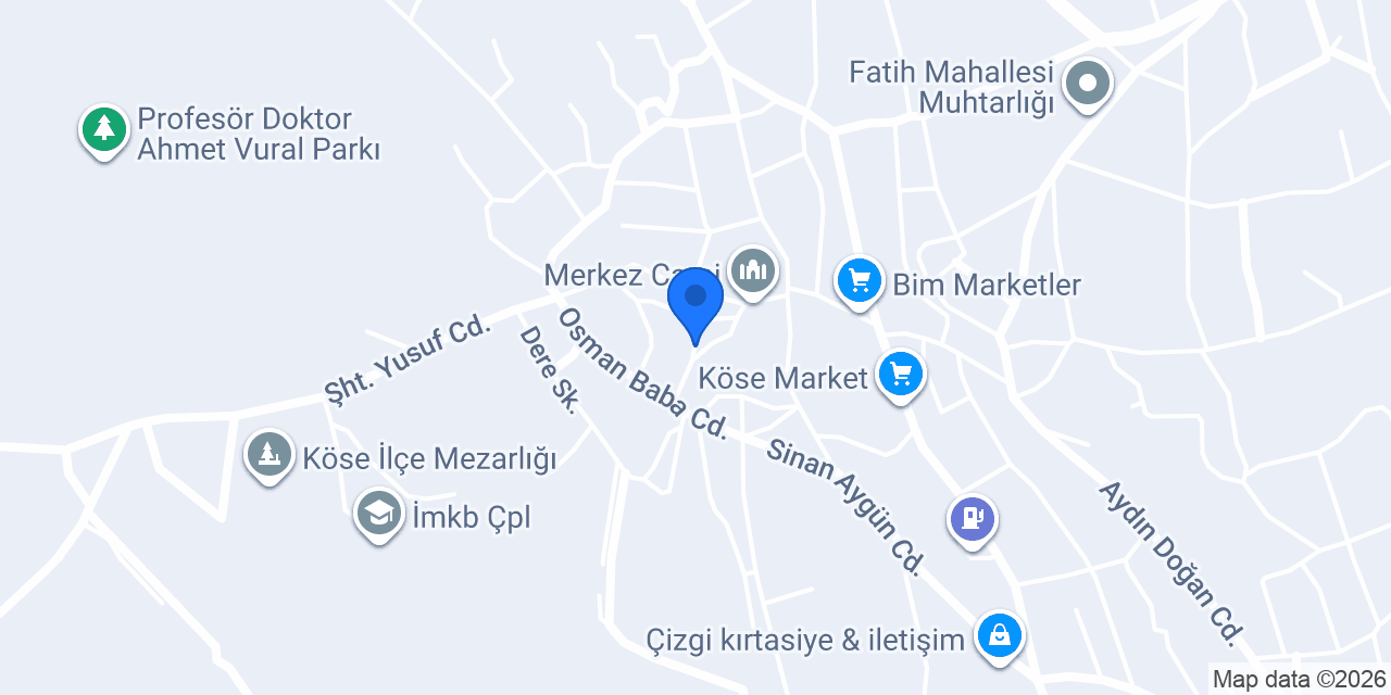 Selçuklular İlkokulu konumu