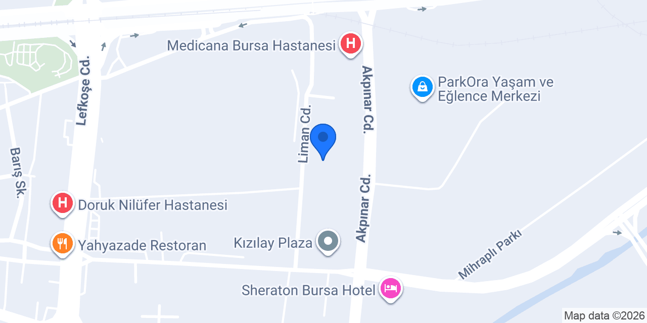 Bursa Bölge İdare Mahkemesi konumu