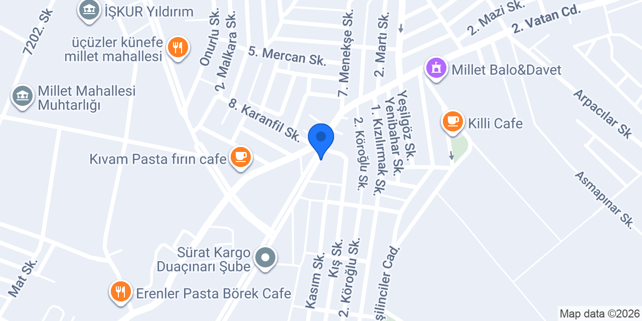 Binbaşı Yapı Market konumu