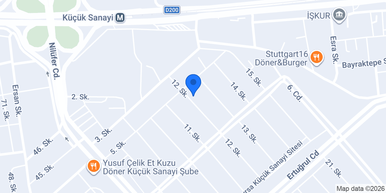 Işıklar Oto Servis konumu