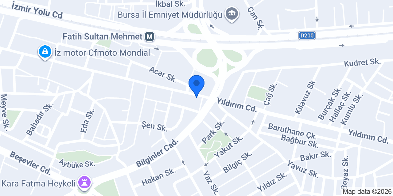 Ege Çiçekçilik konumu