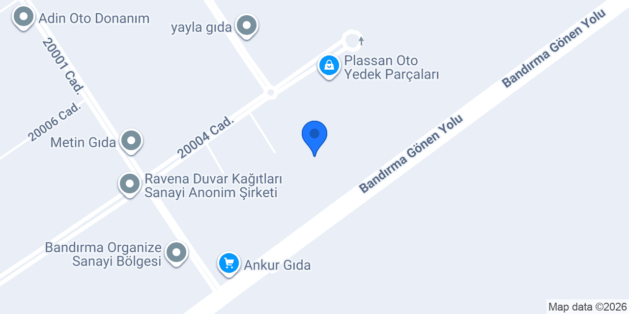 Yücel Çeltik Fabrikası konumu