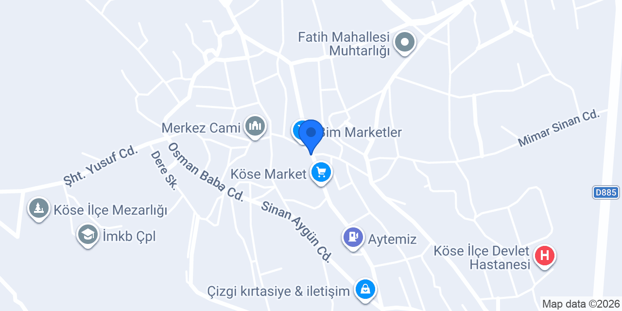 Marshall - Aygün Tesisat konumu