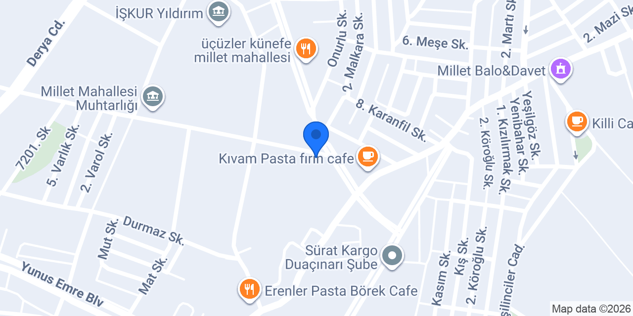 Millet Plus Lounge konumu
