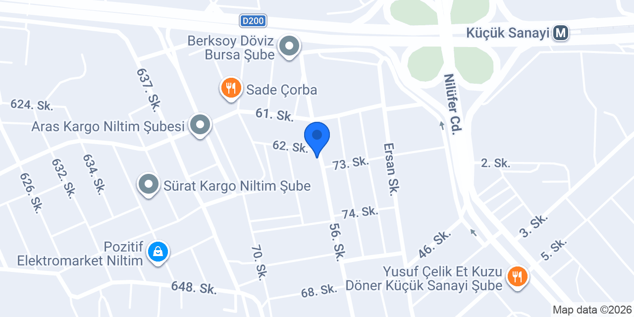 Taner Ticaret Boya Hırdavat konumu